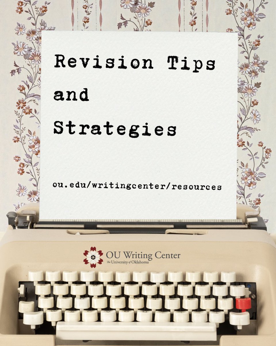 OU Writing Center tweet media