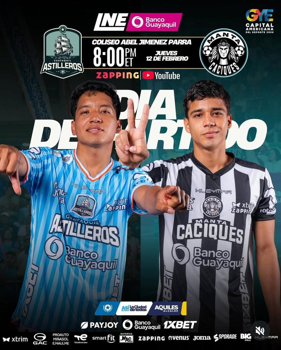 ¿Quién quiere ir mañana a la inauguración de la <a href="/LNEecuador/">Liga Nacional de Ecuavóley</a> 2026 en el coliseo Abel Jiménez Parra, en el Parque Samanes?

Voy a regalar entradas para quienes quieran asistir. Serán dos partidos imperdibles.

Solo deben responder ¿quién fue el campeón de la temporada 2025?

Lo van