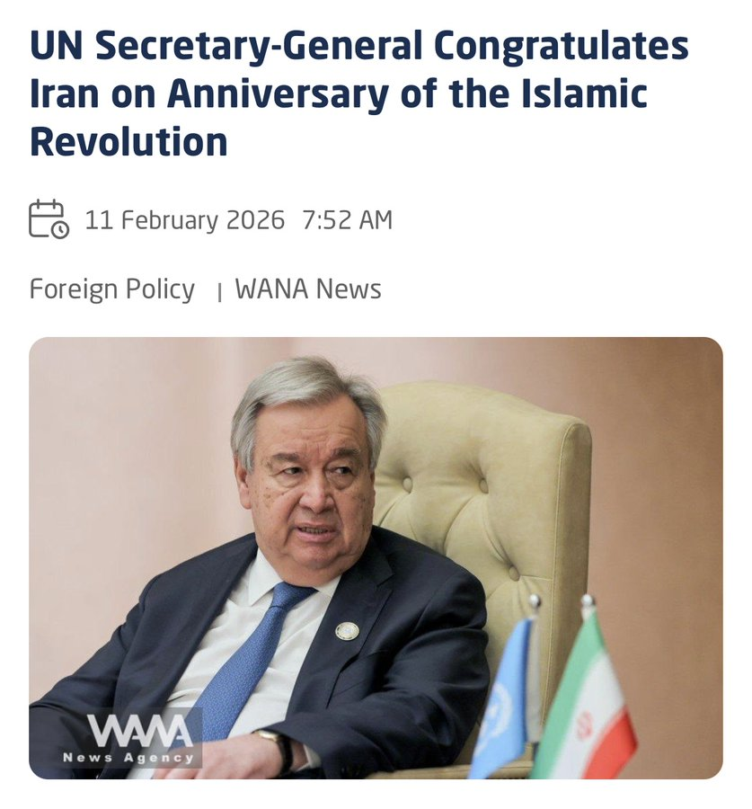 Este socialista canalla felicita a los desalmados de los ayatolas por el aniversario de la creación del regimen asesino que acaba de matar bestialmente a decenas de miles de iranies de todas las edades.
    La ONU es una organización basura que protege a los criminales,