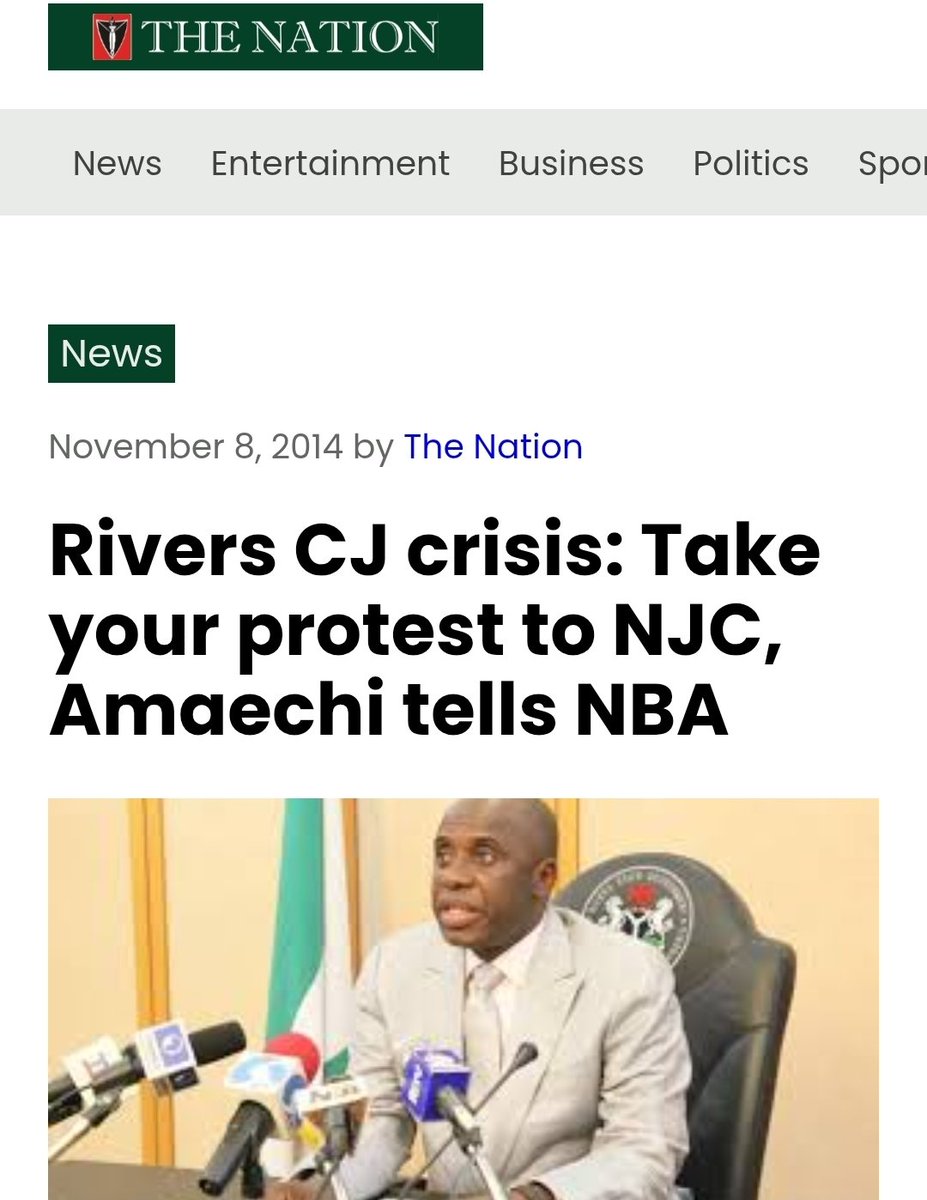 "The office of the state CJ was vacated on August 19, 2013, following the retirement of the last CJ, Dr. Iche Ndu. The state governor appointed Justice Peter Agumagu acting CJ for three months. But NJC later appointed Justice Daisy Okocha, a female and Agumagu’s opponent in,