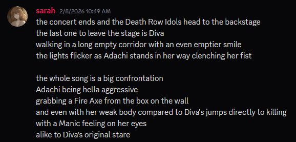 MercyDeus_'s tweet photo. "i wont deny"
"this feeling"
"death row"

concepts

i have not go to the concepting stage on any of these
unfortunately
sorry to dissapoint. https://t.co/GQ9LAtH2ts