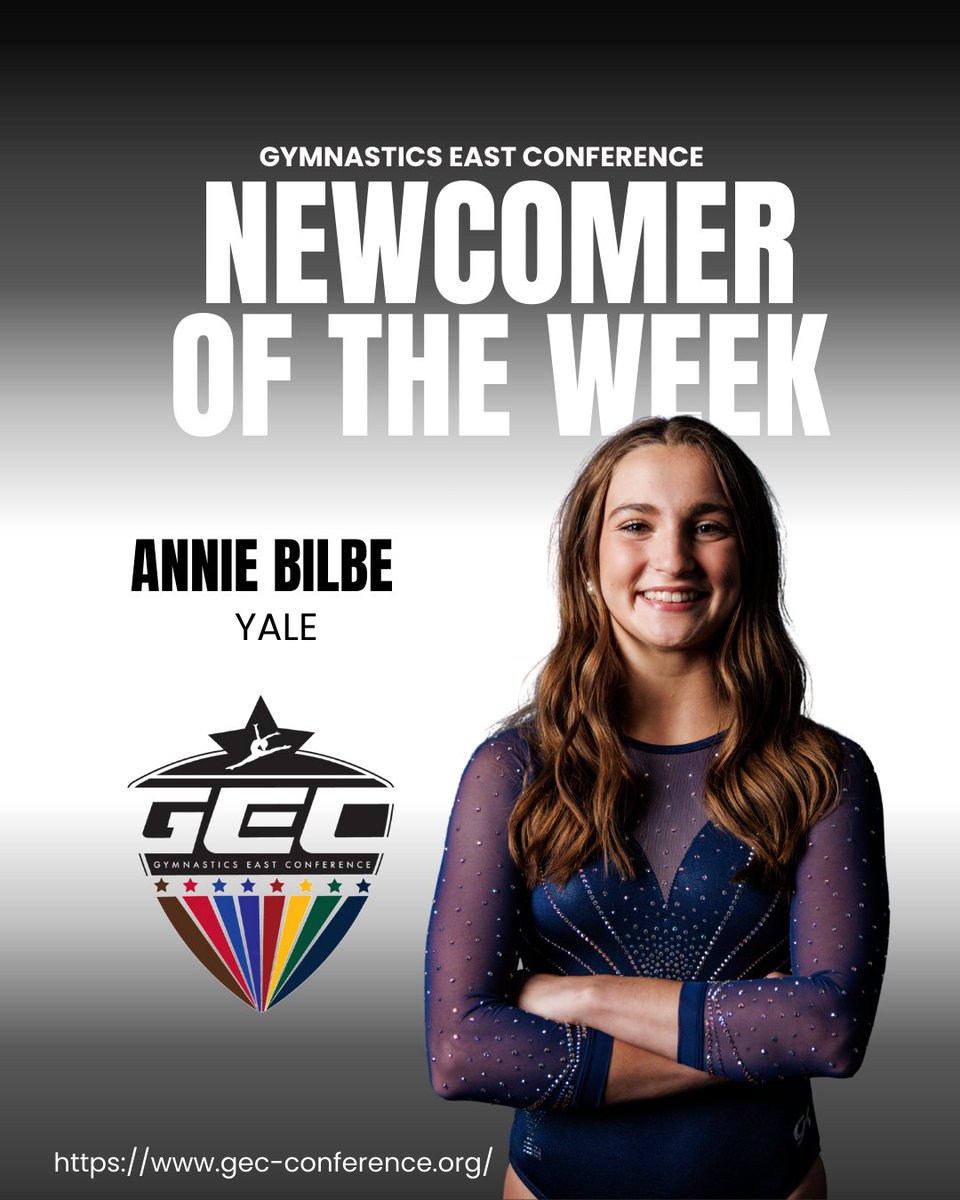 🏆 GEC Weekly Award Winners
Gymnast of the Week: Manama Fofana (Penn)
Specialist of the Week: Cami Whitaker (Cornell)
Newcomer of the Week: Annie Bilbe (Yale)
gec-conference.org/post/gec-week-…