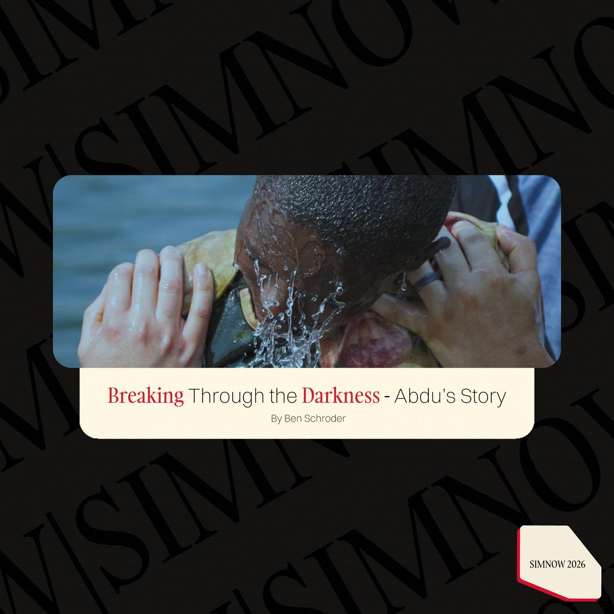 One step at a time, God was at work—building trust, stirring curiosity, opening hearts. Slowly, gently, His light led Abdu from fear into new life. ✨

For Abdu’s full story, visit:
🔗sim.ca/stories/breaki…