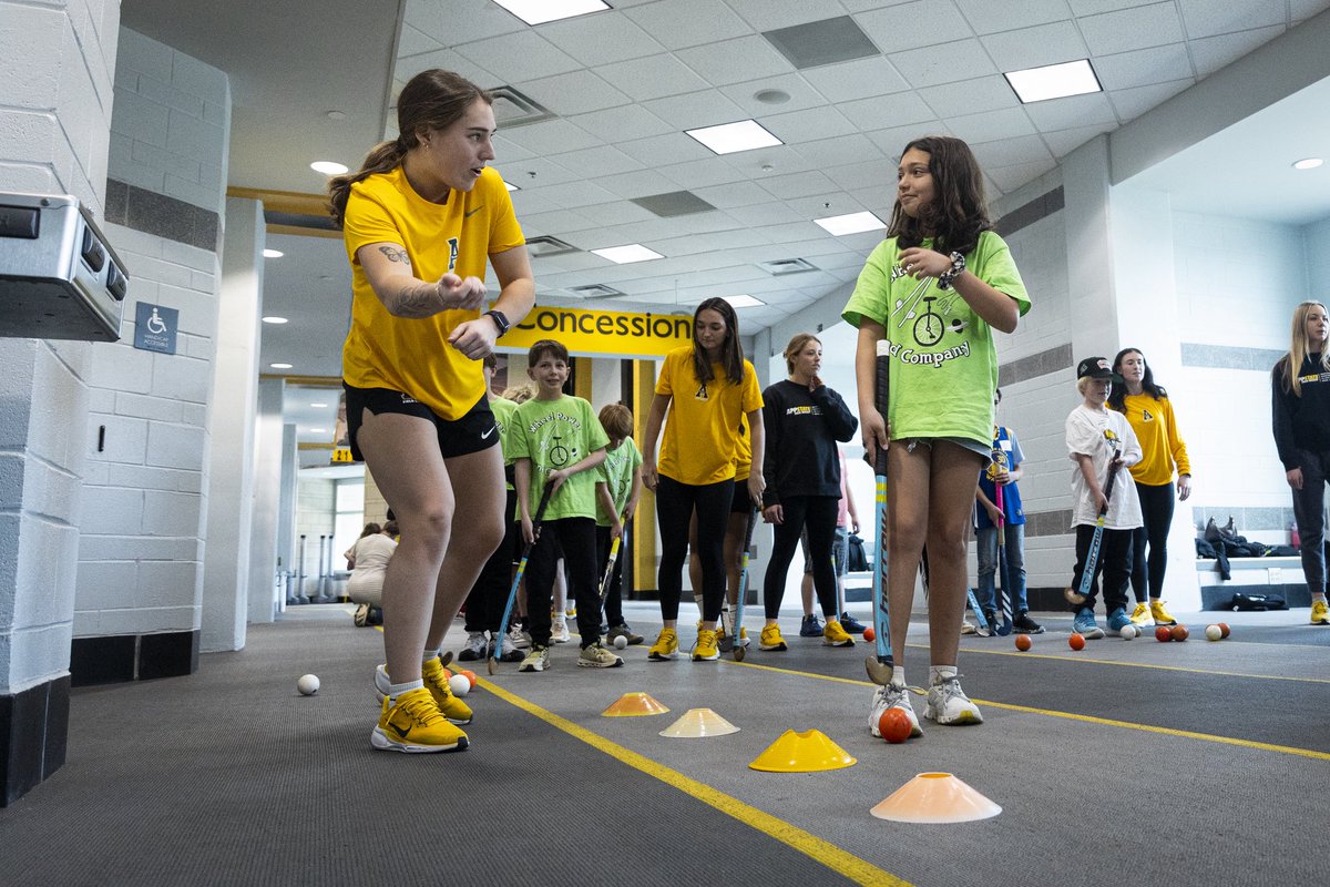Join us at Holmes TONIGHT for <a href="/AppStateWBB/">App State WBB</a>’s National Girls and Women in Sports game! 

Several of our App State women’s sports teams will be on the concourse for a pregame clinic starting at 5:30. See 🫵 there! 

#GoApp