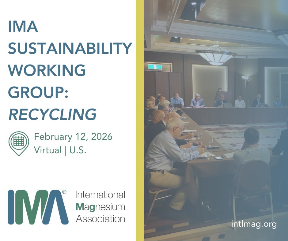 The IMA Sustainability Working Group will be meeting virtually tomorrow, February 12, to discuss recycling within the industry. 

If you are an IMA member who is interested in participating on this committee, contact us at info@intlmag.org for more info.

intlmag.org/events/EventDe…