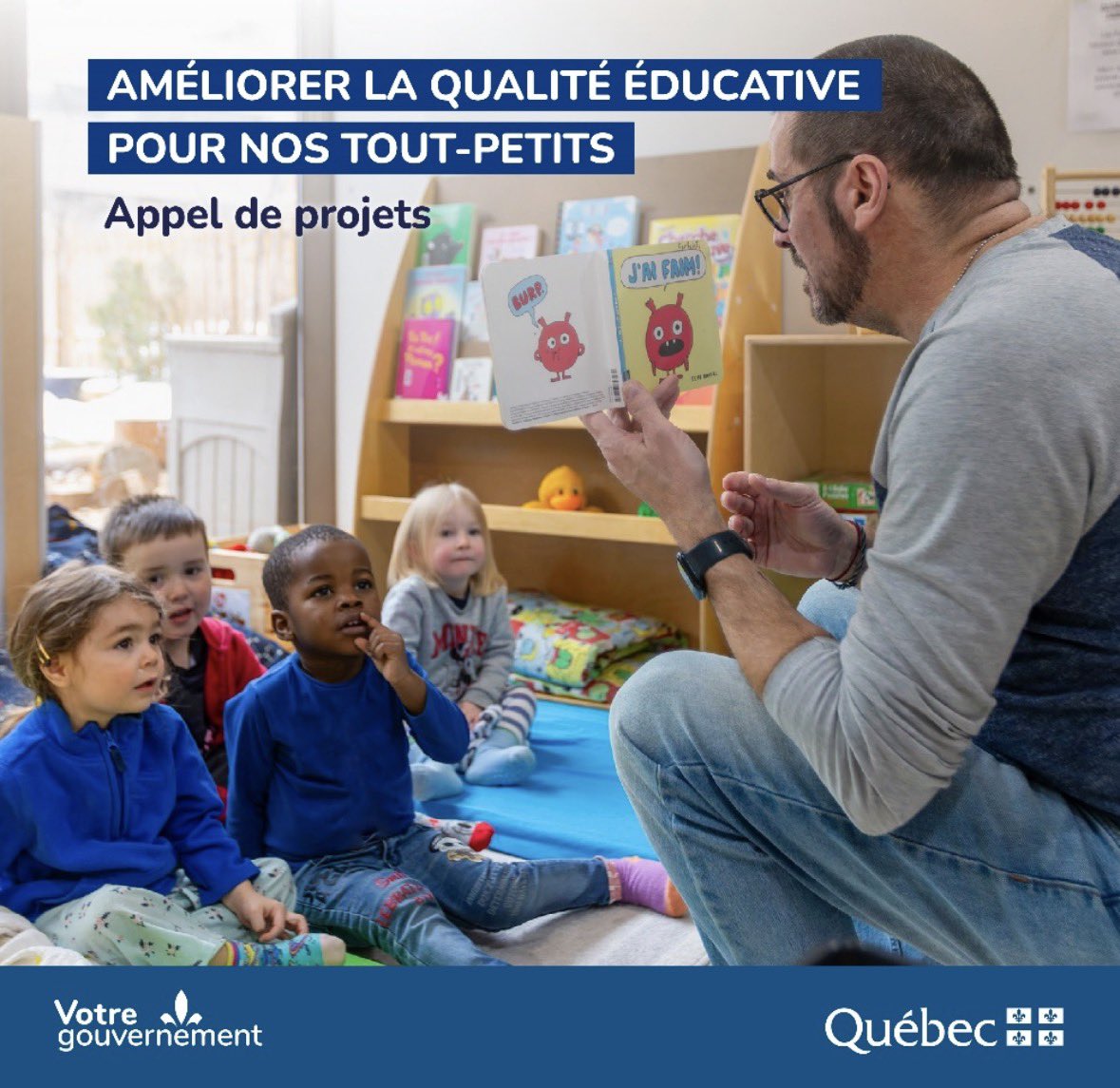 📣 Un nouvel appel de projets est lancé pour améliorer la qualité éducative dans les services de garde éducatifs à l’enfance. Un soutien financier encore plus accessible et de l’accompagnement personnalisé et gratuit. 

🗓️ Date limite : 2 mars 17 h
👉 Tous les détails :
