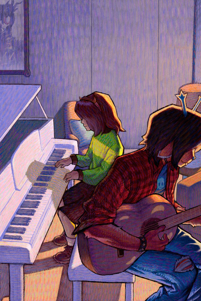 A burning memory
#DELTARUNE