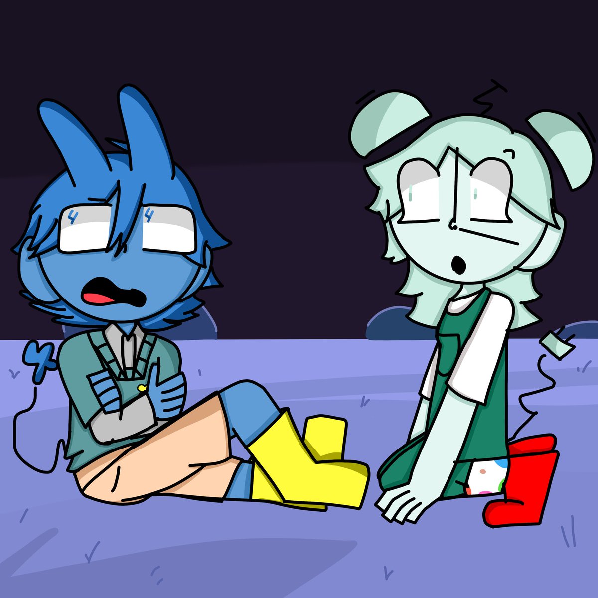 skoo42bab's tweet image. Four visiting his other-worldly girlfriend #4oclock or whatever + new clock design