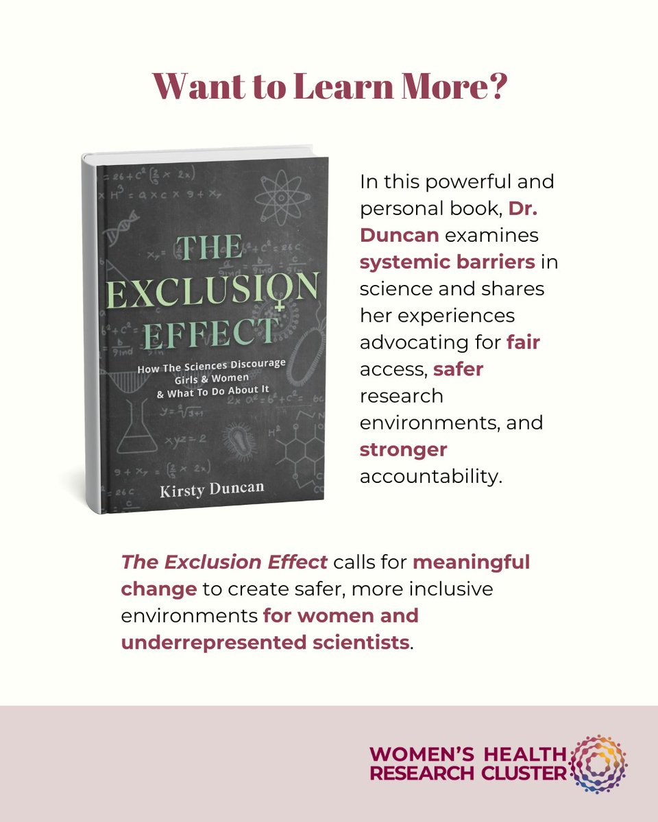 Women's Health Research Cluster tweet media