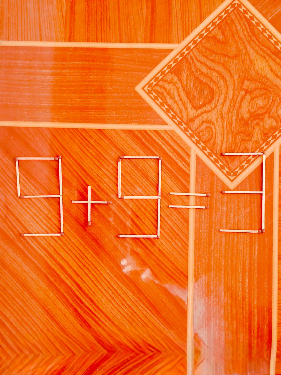 drkiranhajra's tweet photo. move 2 matchsticks 

#iqtest #challange #matchsticks https://t.co/RB9UOOAMRJ