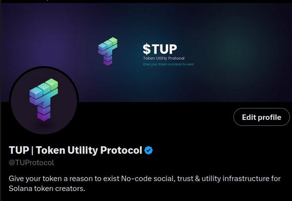 TUProtocol's tweet photo. Great news! The false flag on our account has been removed and we're officially verified  ✓
Thank you for standing by us.

#TUP #TokenUtilityProtocol #Solana #Verified https://t.co/UuTdBTt2f5