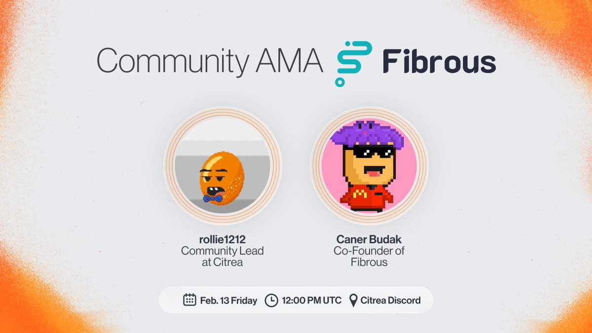 Join us on the <a href="/citrea_xyz/">Citrea | Mainnet Live 🍊🍋</a> Discord to discuss the first few weeks of Mainnet and what comes next.

We will cover strategies to maximize your Trader Progress on the Citrea Dashboard and reveal exclusive details on what we are building next.

🗓️ Feb 13, Friday | 12:00 PM UTC