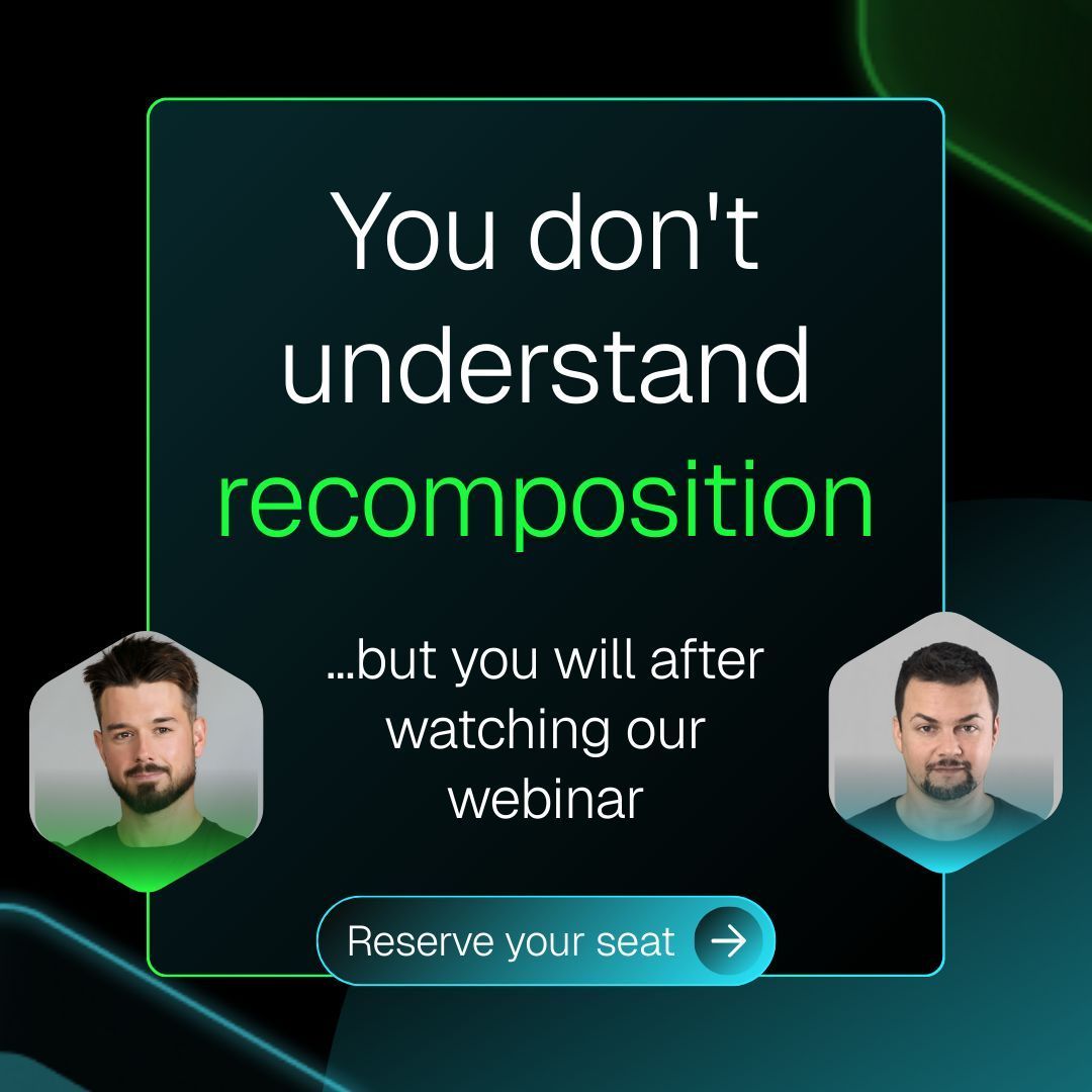 If recomposition feels “obvious”, that’s often where the problems start.

We’re hosting a free webinar called “You don’t understand Recomposition.”
Not because you lack experience — but because experienced developers often rely on shared assumptions about recomposition that