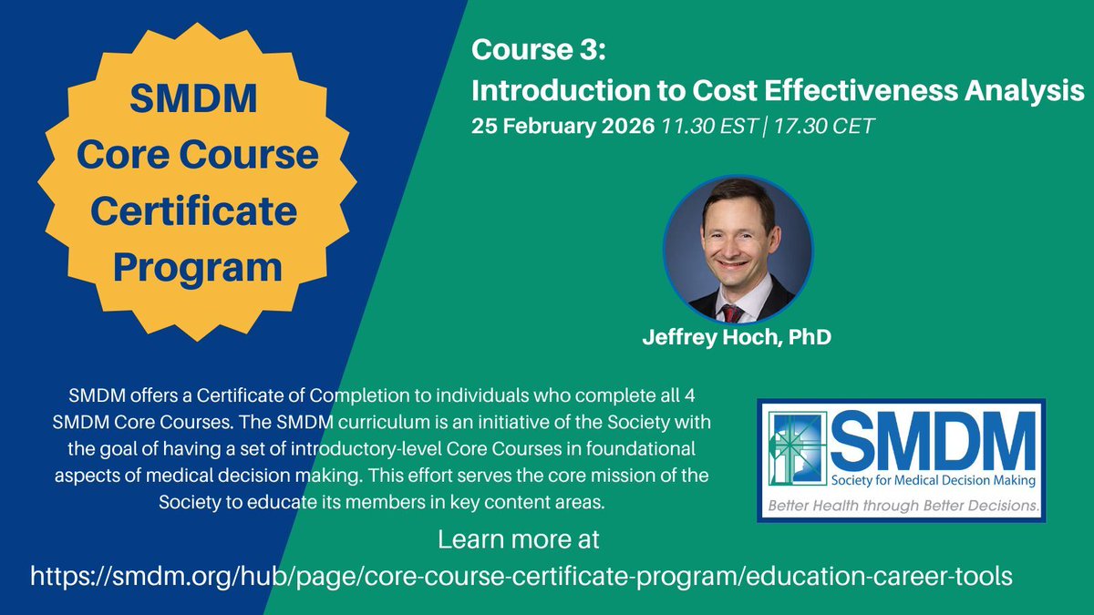 Society for Medical Decision Making (SMDM) tweet media