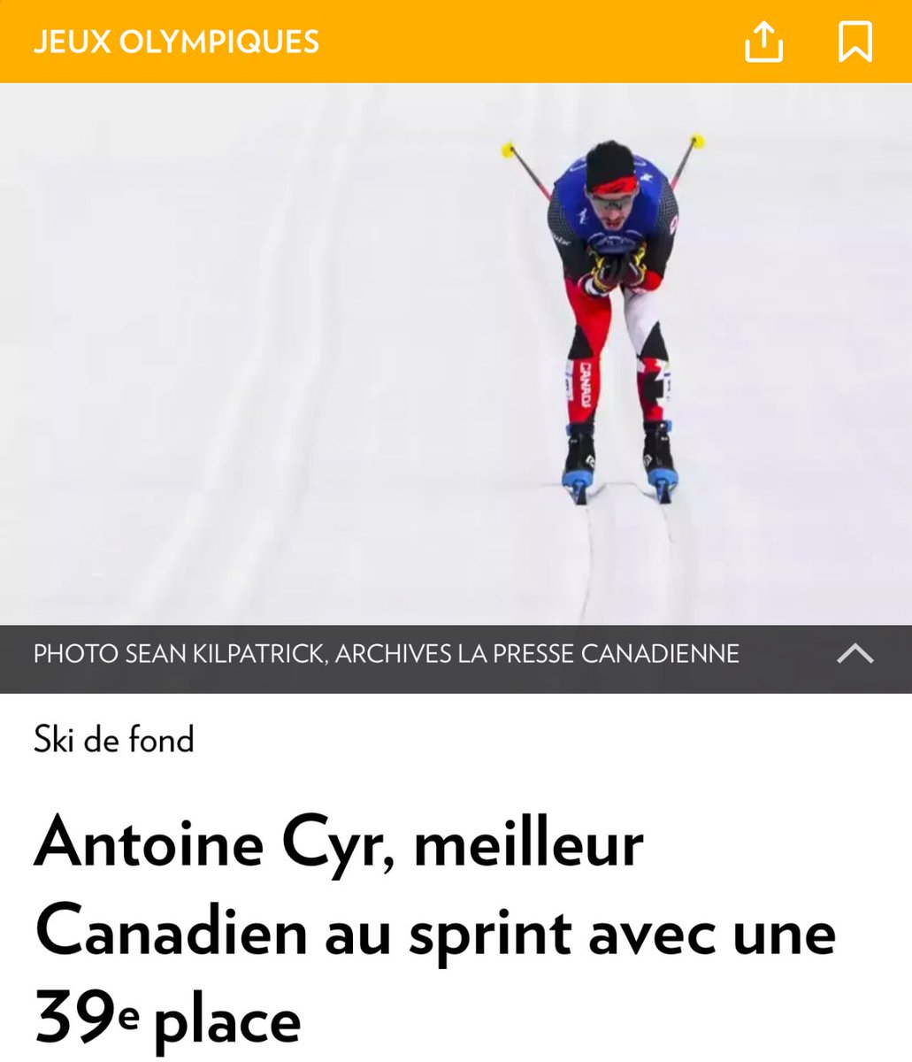 39e place… 

On parle toujours des médailles.
De l’or. De l’hymne. Du podium.

Et c’est normal. C’est le rêve ultime d’un olympien.

Mais on ne parle pas assez de la 39e place.

Antoine Cyr, 39e aux Jeux olympiques.
Pour certains, ça peut sembler “ordinaire”.
Mais savez-vous ce