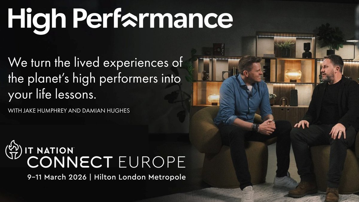 TheITNation's tweet photo. One of the sessions we’re most excited to bring to London. 💡 

If leadership, mindset, and resilience are top of mind for you this year, this is a conversation you’ll want to be in the room for. 

Early Bird pricing ends this week. Use Social50 to save:
https://t.co/9Y2ZhCq7at https://t.co/wulrvnB34G