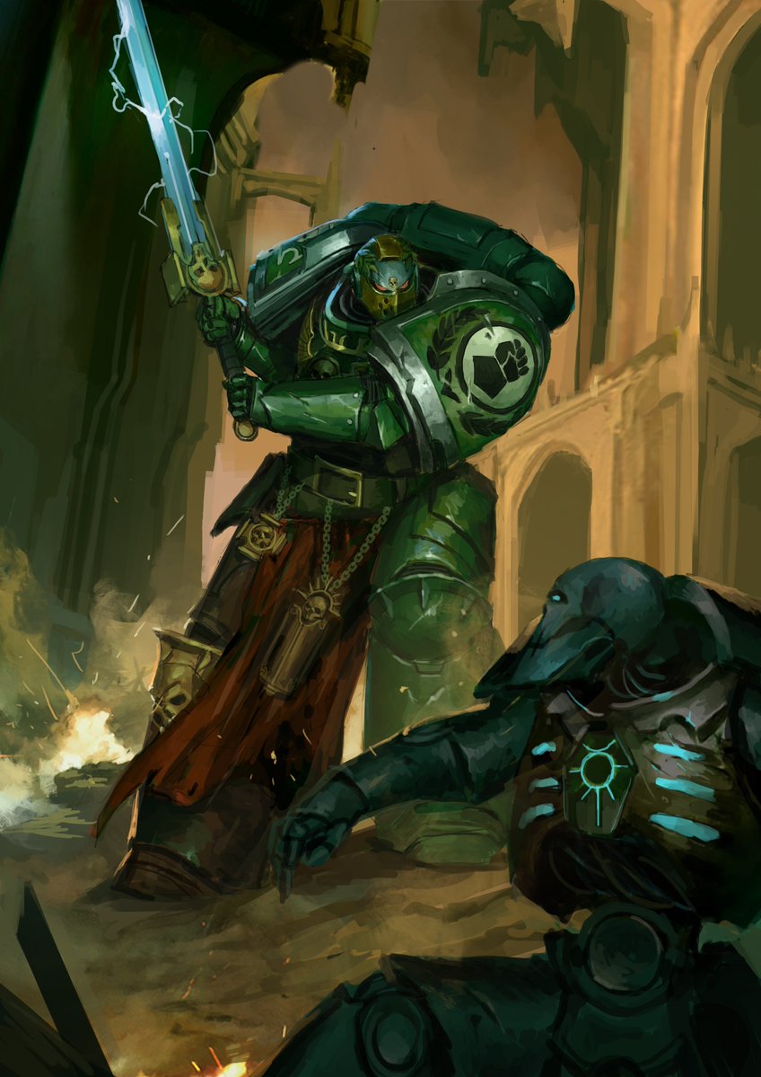 Slaughter him!
#warhammer40k #warhammer #warhammerfanart #warhammerart #warhammer4000 #ultramarines #grimdark #artistsoninstagram #artist #characterart #conceptart