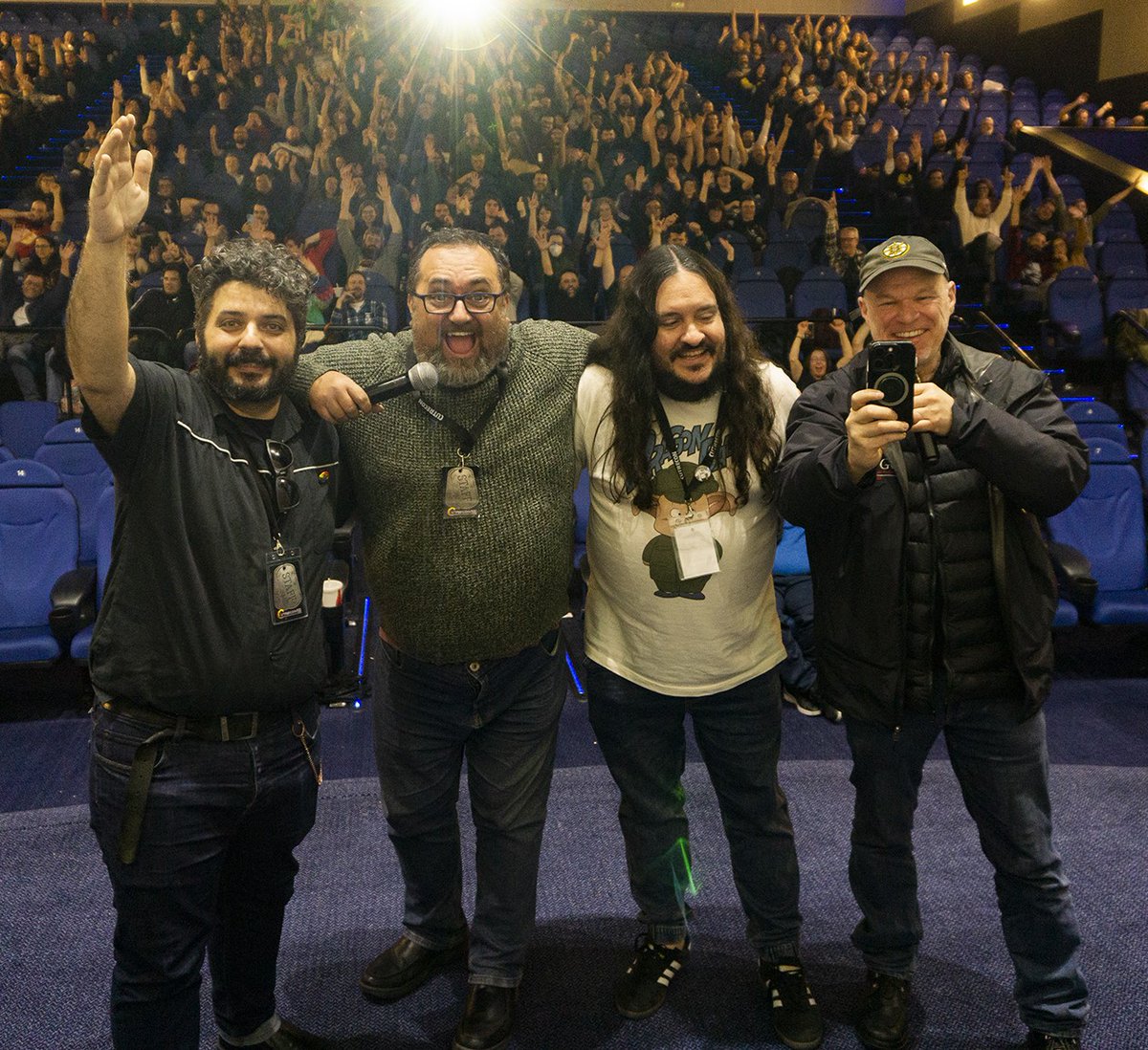 cinecutre's tweet photo. Más de 6.000 espectadores han pasado por #CutreCon XV para disfrutar/sufrir con lo mejor del peor cine de acción, ¡gracias a todos! Pronto subiremos a la web una selección de fotos de Txema Ferrando, ¡mientras pensamos en la catastrófica edición de 2027! https://t.co/ib1X3TR0ly