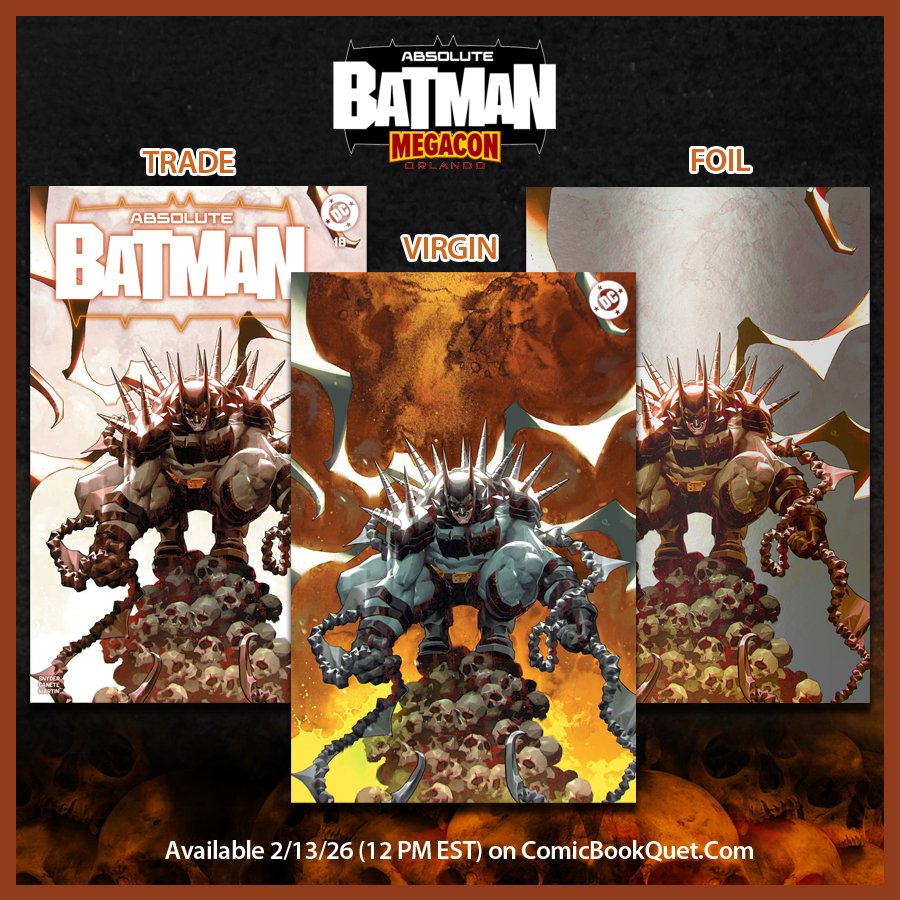 CBQuest's tweet photo. Available for Pre-Order 2/13/26 (12PM Est) on https://t.co/josO189YO7

Absolute Batman #18 Kael NGU Alpha Variant

Starting at Only $9.99

#AbsoluteBatman #kaelngu #batman https://t.co/r8NhmEXzZh