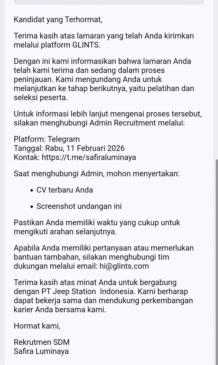Kimyemiii's tweet photo. @emilcaa_ Aih aku hampir kena kak, masa perekrutan pakai akun app dan kita suruh akun tokpedia, mana templatenya sama 😭, namanya sama, ada sih chat di tele cuma gak aku gubris dan udah aku blockir, ngerinya https://t.co/3fE8aaxfBH