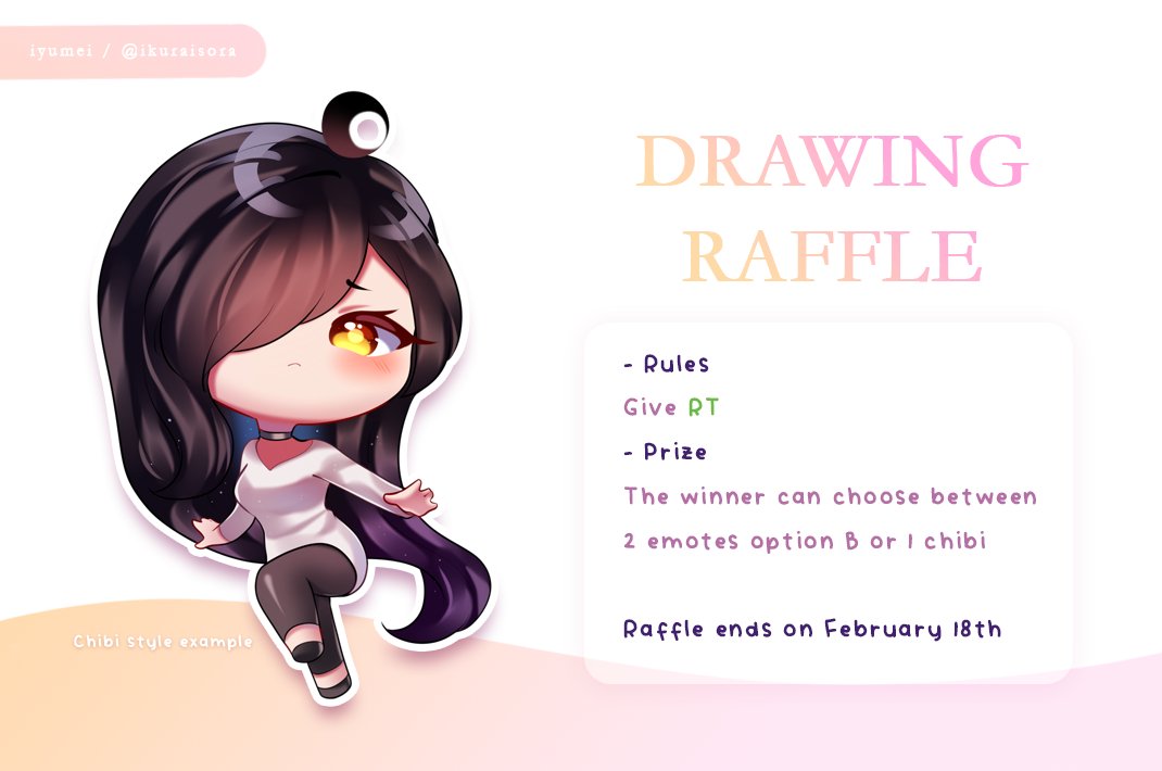 Hello! It's been a while since my last raffle🩷
To participate, all you need to do is retweet this post! :3
• I will announce the winner on Wednesday, February 18th  
Thank you very much for your support! 🫶