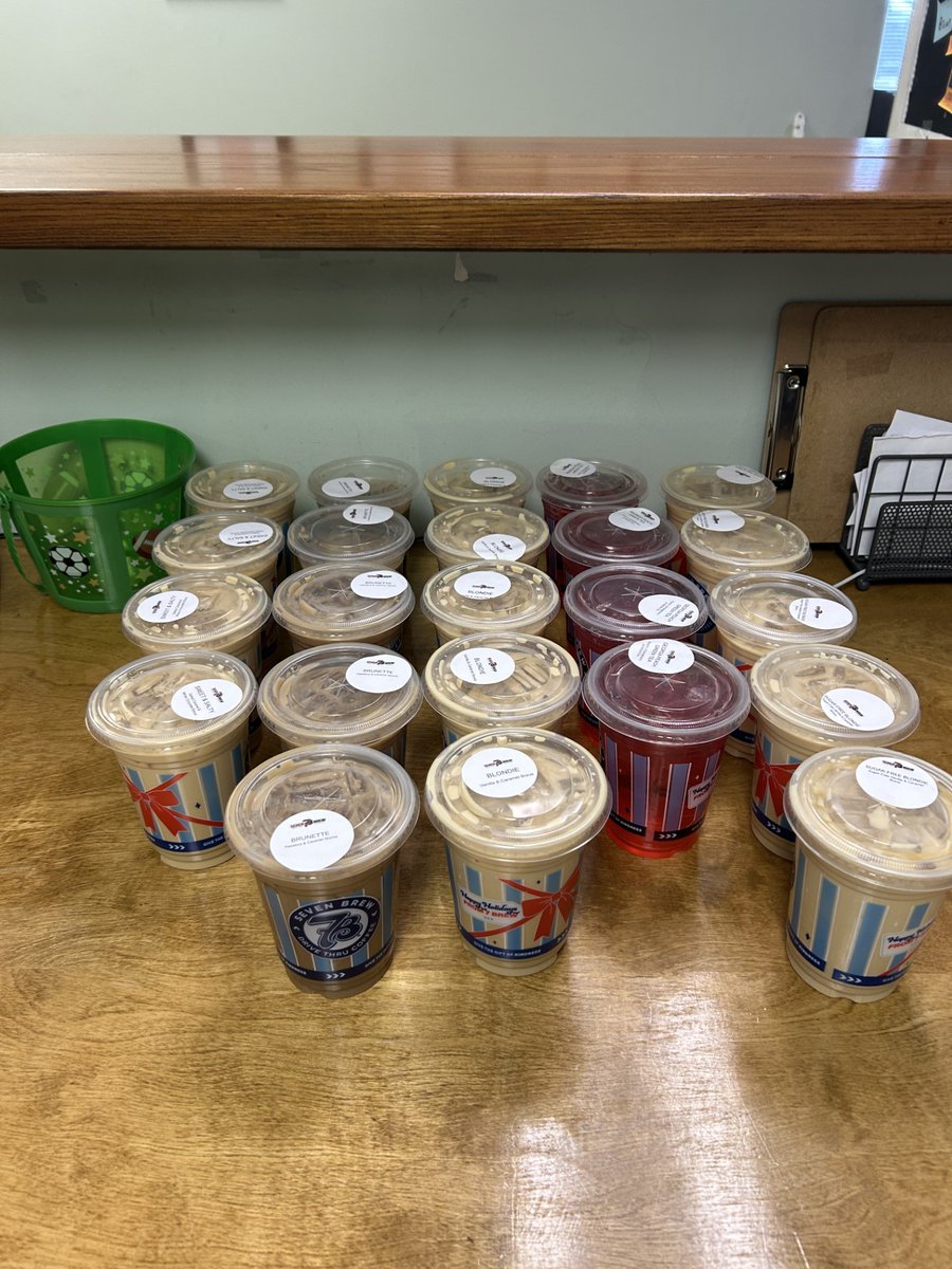 TLCSpeechCT's tweet photo. A little TLC at TLC today. Thanks to 7 Brew our therapists and caregivers are recharged with coffees and refreshers! https://t.co/BOEKozkeu1