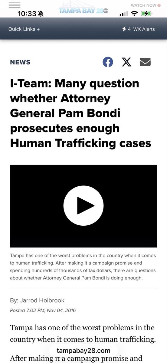 🚩🚩In case you’re wondering why Pam Bondi was picked after the human trafficker Matt Gaetz fell on his sword …is she covering for Trump and other powerful men?

……👀 2016 - truly shocking statistics when you add she ( thru her firm Ballard Partners that Susie Wiles also