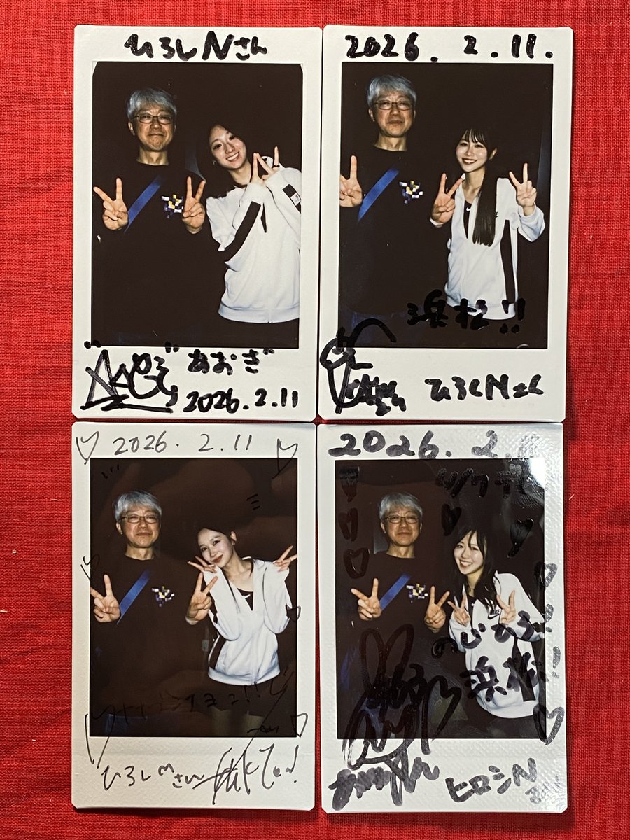 今日のチェキ😊✌️ ナナブンノヨンとしては初めましてでした