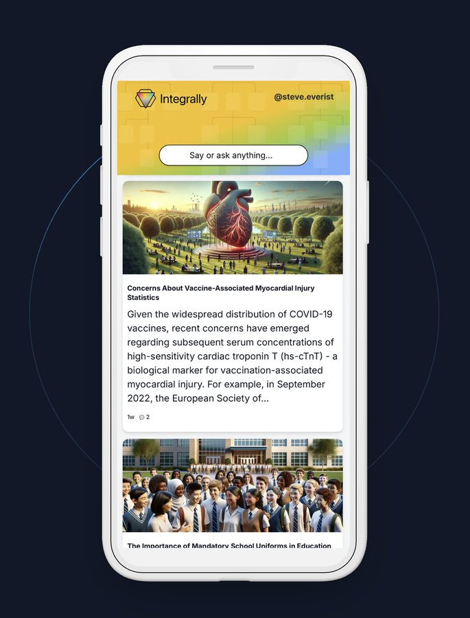 Integrally tweet media