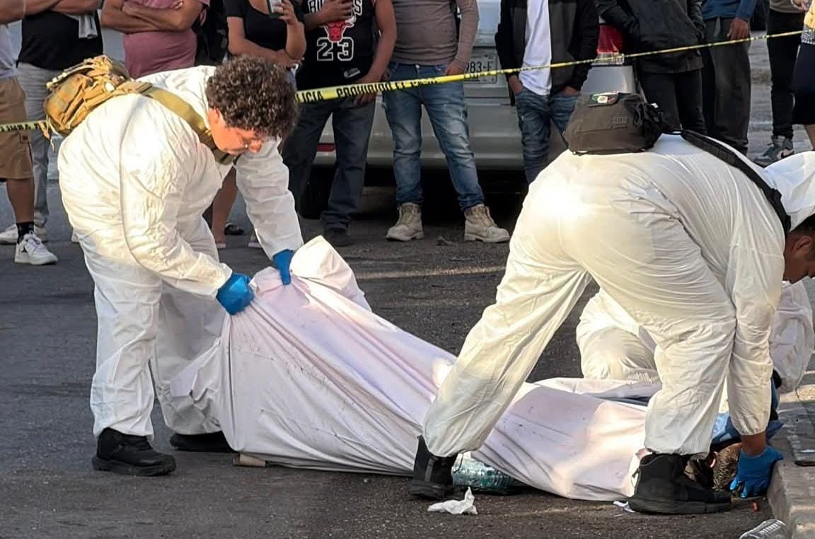 🚨ASESINATO EN “EL CRUCERO” DE CANCÚN
El cuerpo de un hombre quedó tendido sobre la avenida José López Portillo, en la zona conocida como “El Crucero”, tras ser víctima de un ataque armado en la Supermanzana 65.

<a href="/AlejandroRosel7/">ALEJANDRO ROSEL</a> <a href="/javbrimo/">Javier Brito</a> 
🧵👇