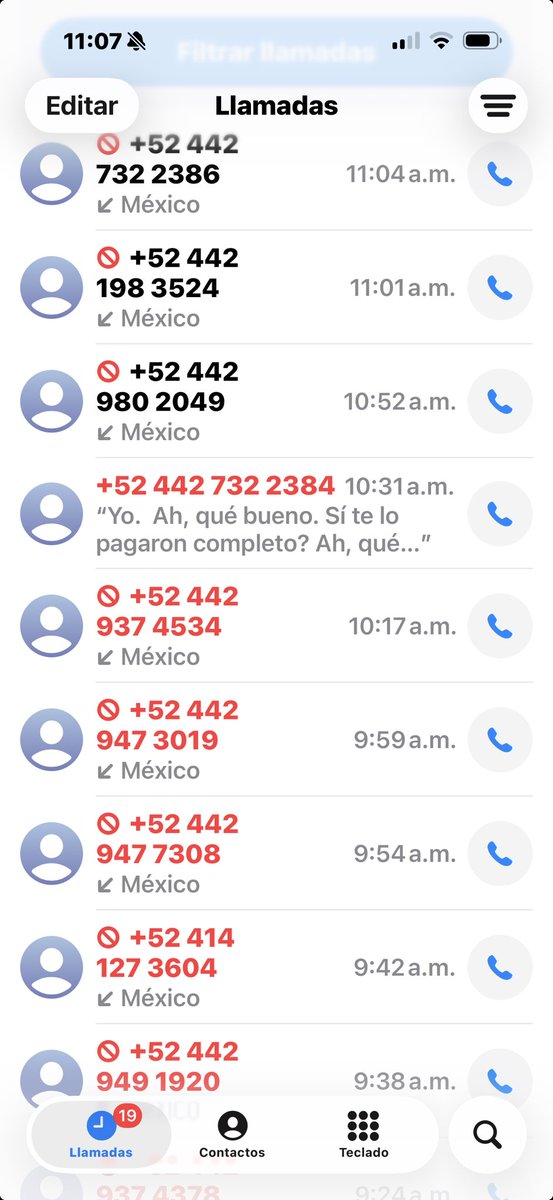 Moni_fu's tweet photo. ⁦@AmericanExpress⁩ no es medio día y van más de 20 llamadas, diario es lo mismo, por más que los bloqueos siguen y siguen… si estaba muy interesada en aceptar una tarjeta neta ya se me quitaron las ganas, es un hostigamiento impresionante. https://t.co/KA2o8NubnM