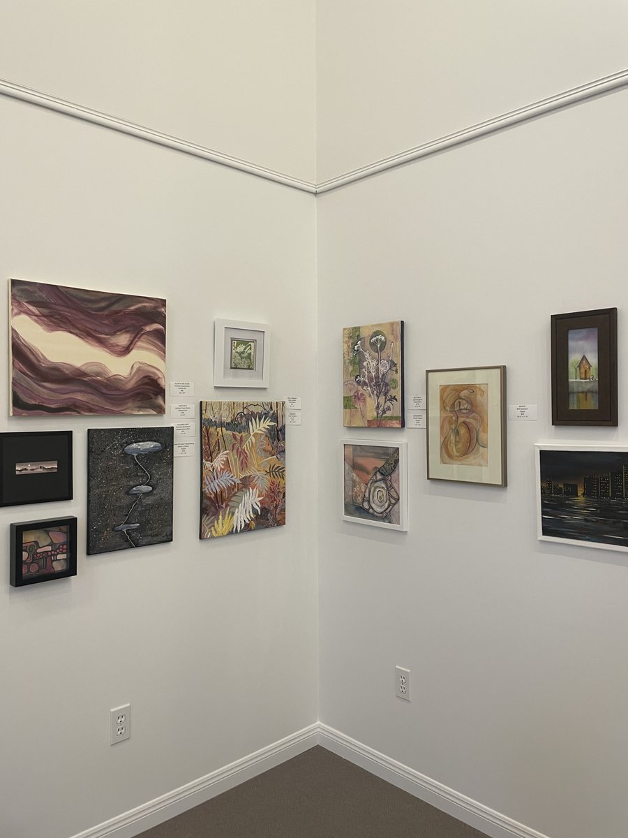 It's the last week to see "Driven to Abstraction" by the North Bay Art Association! Come and see this fantastic show before it comes down - or plan to come this Sat aft from 130-330 for some refreshments and to witness the unveiling of the winner of the People's Choice Award 🏆