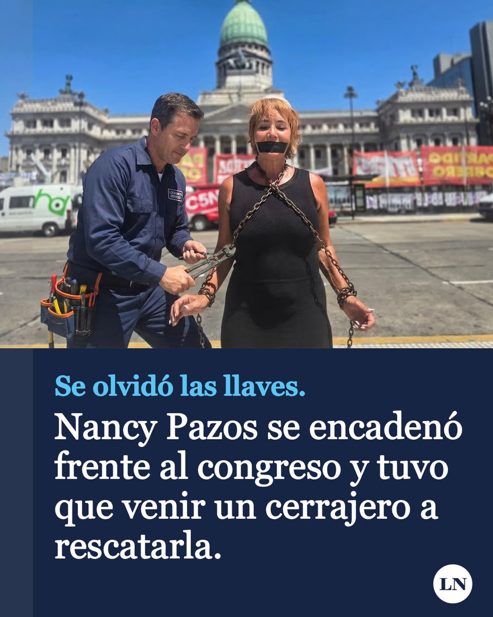 LE SALIÓ CARO

Nancy Pazos debió ser asistida por personal especializado esta tarde en las inmediaciones del Parlamento. Luego de encadenarse voluntariamente a modo de protesta y haber olvidado la llave en su casa, tuvo que pedir que un cerrajero la ayudara de urgencia.
