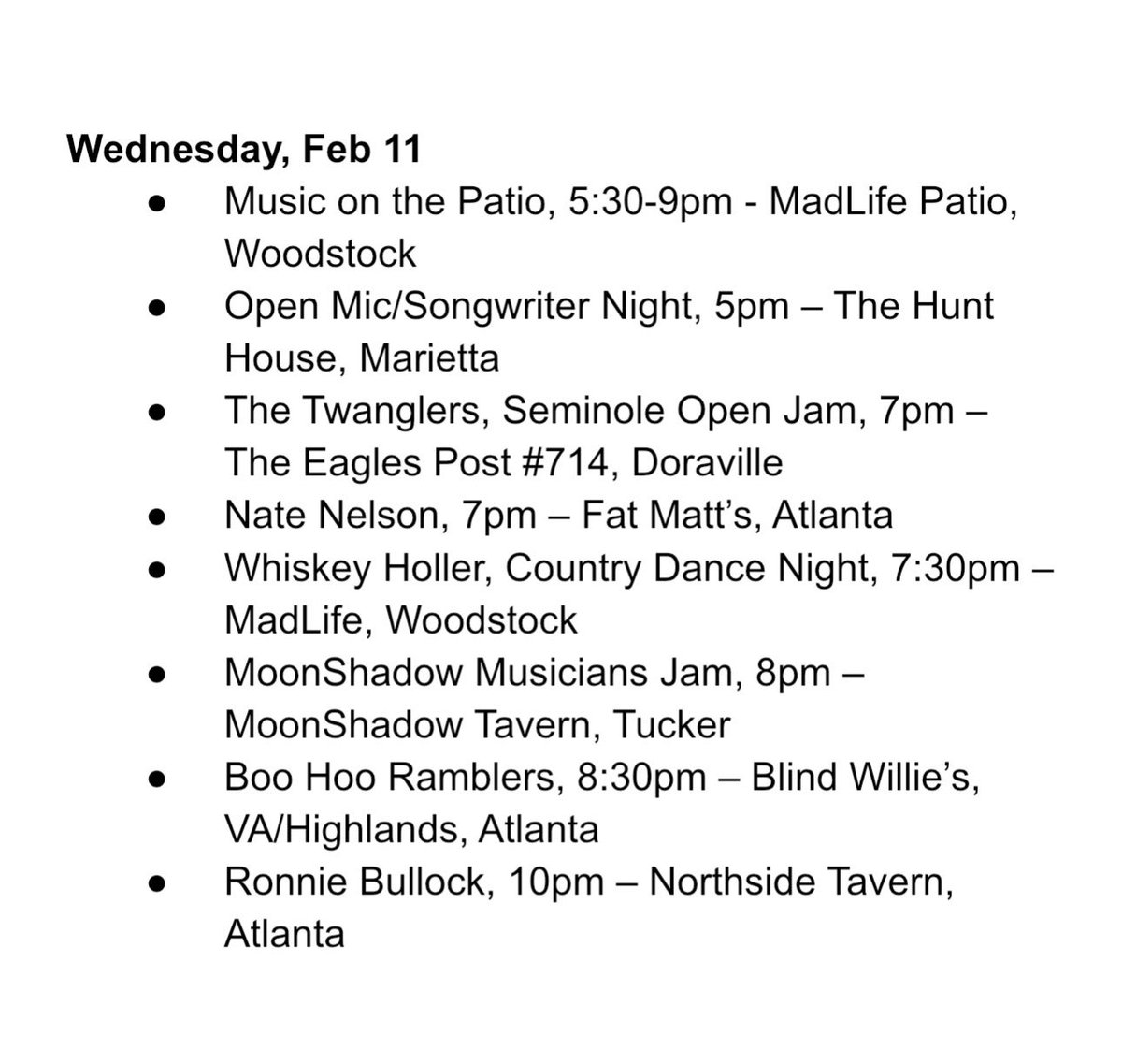 It’s time to enjoy some midweek live music! 🎶🎵💙💙🎵🎶 #atlantabluessociety #supportlivemusic #supportlivebluesvenues #supportliveblues #supportlivemusicvenues