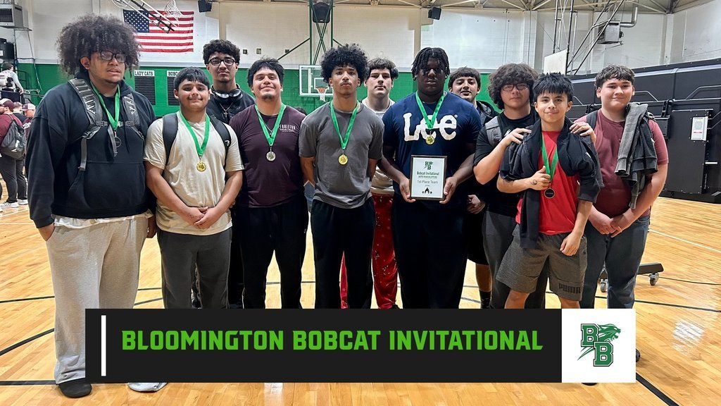 BISD__Athletics's tweet photo. Bloomington Bobcat Invitational Powerlifting Meet
1st Place Boys Team
🥇 Kenny Flood–1st Place
🥇 Raymond Baladez–1st Place
🥇 Michael Sample–1st Place
🥈 Savier Milian–2nd Place
🥈 Marquez Dilworth–2nd Place
🥉 Lukas Monreal–3rd Place
🥉 Gabriel De Los Santos–3rd Place https://t.co/uBbhHsUy1v