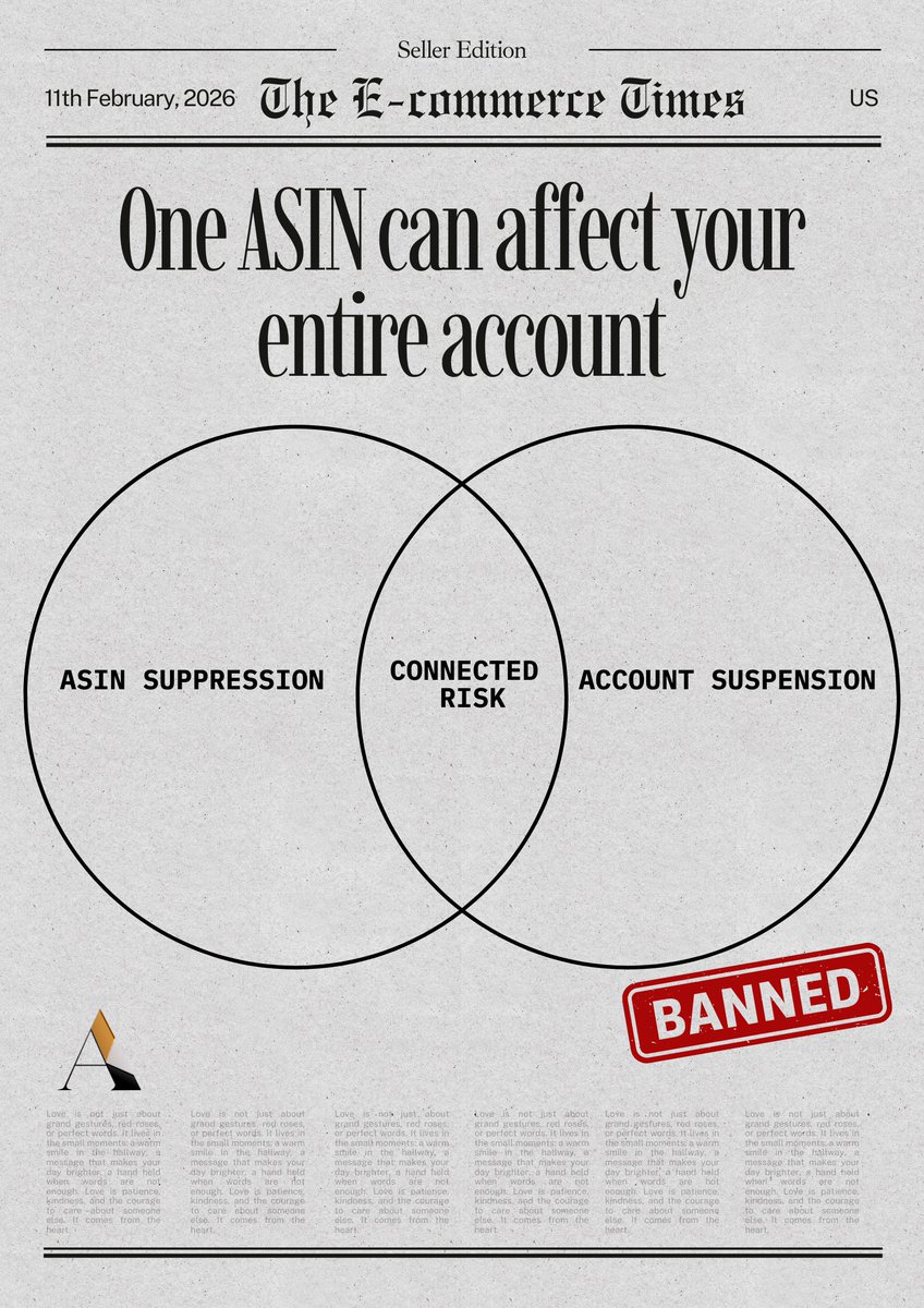 ASIN suppression and account deactivation are structurally different.

But internally, Amazon connects them.

ASIN suppression is listing level enforcement.

Account deactivation is account level enforcement.

Multiple suppressed ASINs can elevate account risk.

One severe