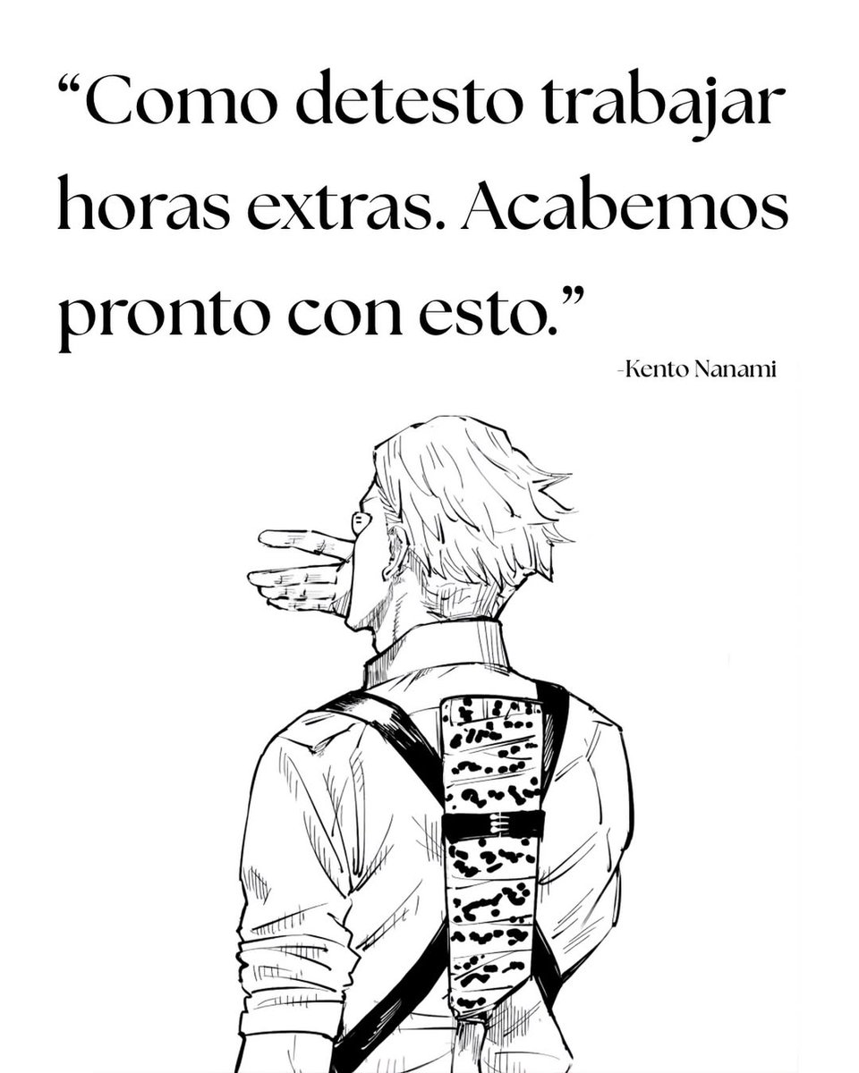 Te entiendo Nanami 😞