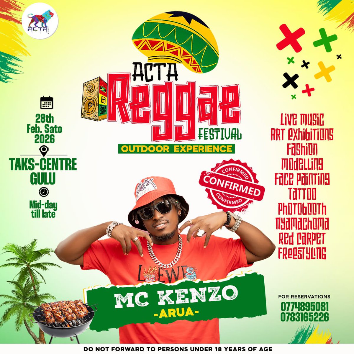 🎤 MC Kenzo makes a bold statement again this 28th Feb 2026 at #ReggaeFest_Gulu (Outta Arua)!
The clear-voiced, linguistically gifted MC leaving marks that can’t be erased in the Greater North. A taste worth repeated doses! ❤️💛💚
#McKenzo #Acta