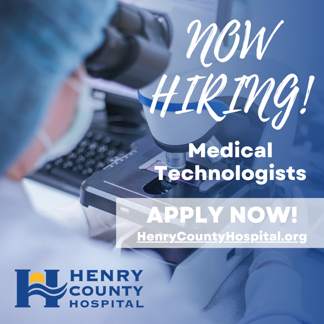 Love the lab, need flexibility? 🧪
We're hiring a Contingent Medical Technologist to support our laboratory team when it matters most.

Perfect for professionals who value:
✔ Precision &amp; accuracy
✔ Teamwork
✔ Work-life balance

📍 Apply today and hel... henrycountyhospital.org/about-us/caree…