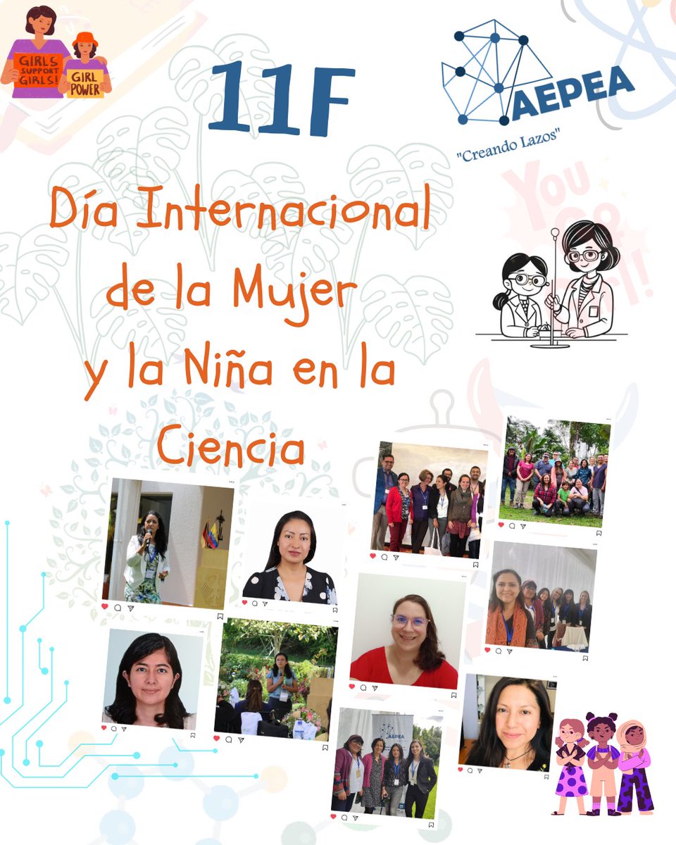AepeaE's tweet photo. 🔬 Hoy conmemoramos el #11F, Día de la Mujer y la Niña en la Ciencia.

💜

Desde AEPEA impulsamos oportunidades para que más niñas sueñen y crezcan en la ciencia. Mira los testimonios de tres de nuestras científicas🚀

#MujeresEnLaCiencia #AEPEA https://t.co/GDilu7odAI