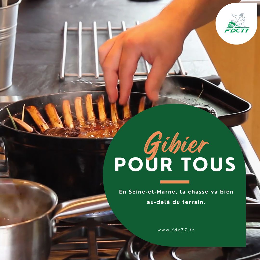 🥩 Gibier pour tous : du territoire à l’assiette

En Seine-et-Marne, la chasse ne s’arrête pas au terrain.
Avec Gibier pour tous, une partie du gibier prélevé est valorisée  gibierpourtous.fr

#FDC77 #GibierPourTous #Venaison #CircuitCourt #ChasseUtile