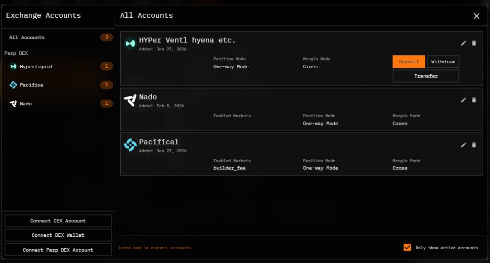 Hey crypto community!

I invite you to check out this bot from <a href="/tread_fi/">tread.fi</a>

LINK: app.tread.fi/referral/MVG1V…

It's a powerful perpetuals trading terminal where you can connect multiple CEX and DEX accounts in one place. Plus, you can farm airdrops with 2x1 or 3x1 boosts on many perp