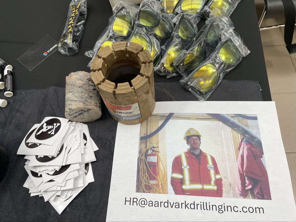 #AardvarkDrilling is at the Fleming College job fair today from 
10 a.m. to 2 p.m. at the Frost campus in Lyndsay. Stop by the booth for a friendly, informative chat with Kyle to find out more about a career with Aardvark in the drilling industry!