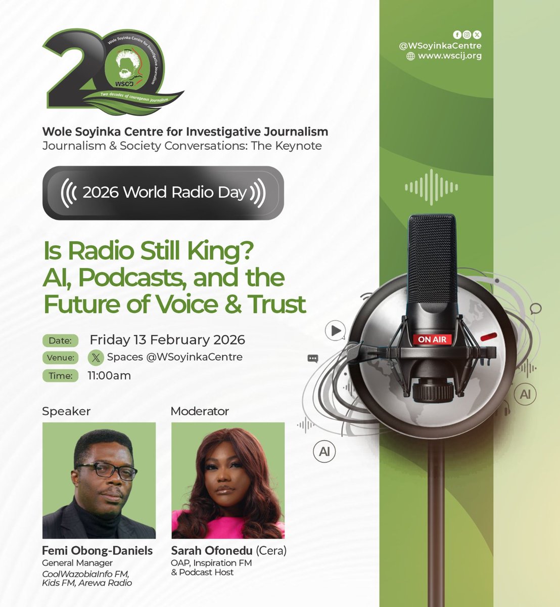 Wole Soyinka Centre tweet media