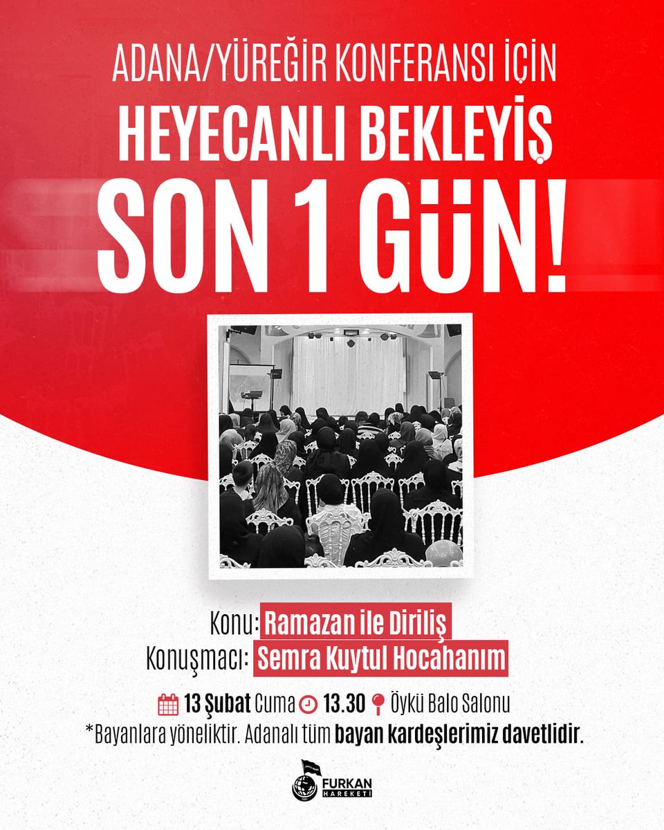 AlparslanHoca AntalyayaGeliyor
#FurkanKonferansları