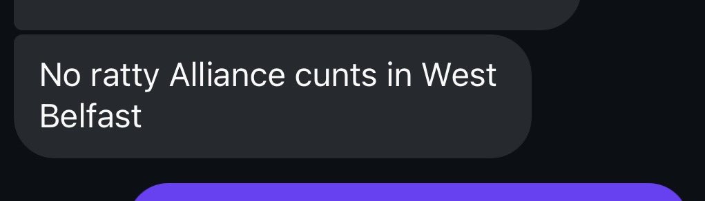 I understand politics can be personal, but this is beyond disgusting.

This is messages I have recieved from a Sinn Fein supporter - modern day democracy still isn’t safe.