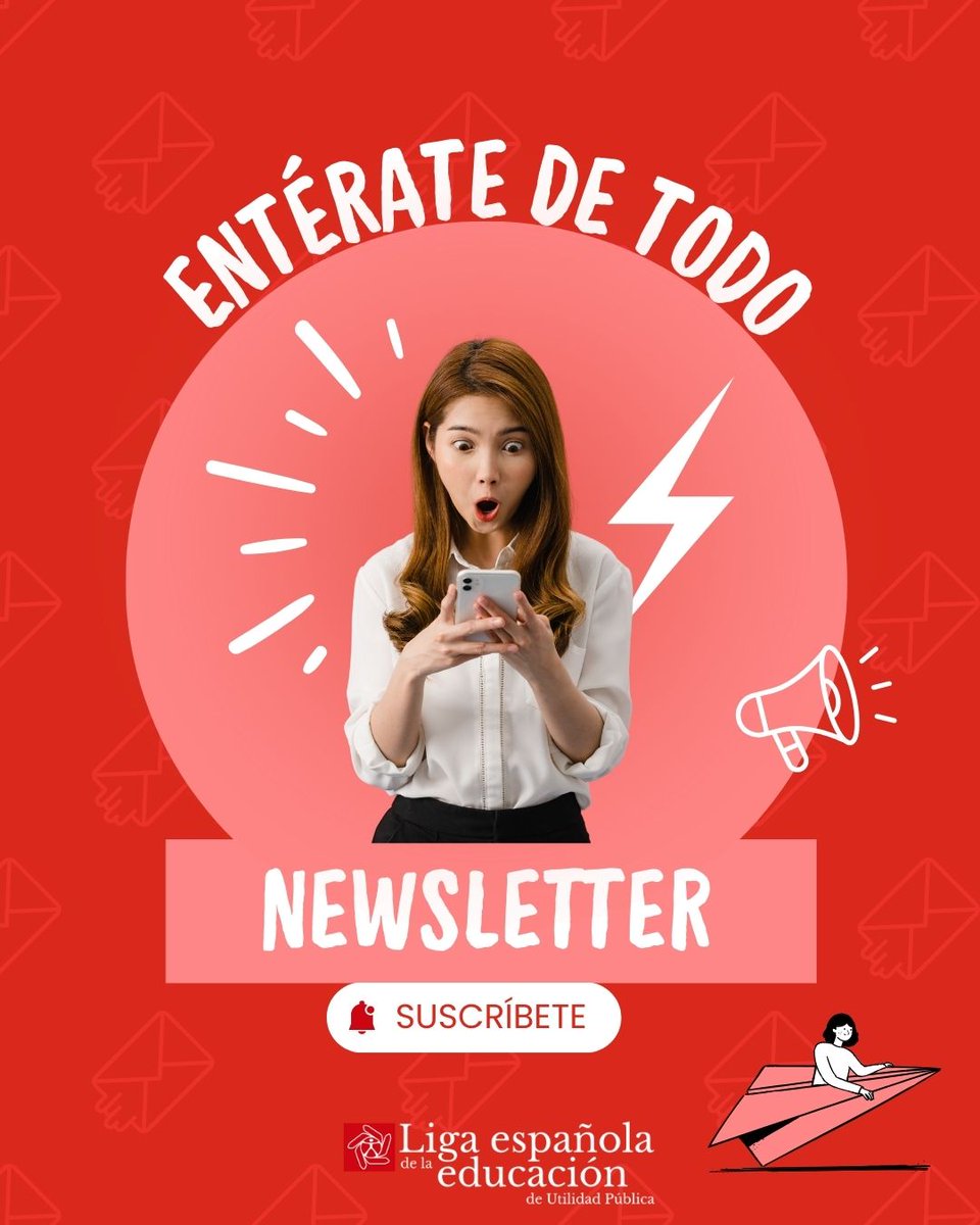 📩¿Aún no recibes nuestra newsletter?

Noticias, artículos, novedades educativas, información sobre nuestros programas...

👉Suscríbete ya: ligaeducacion.org/suscribete-a-n…