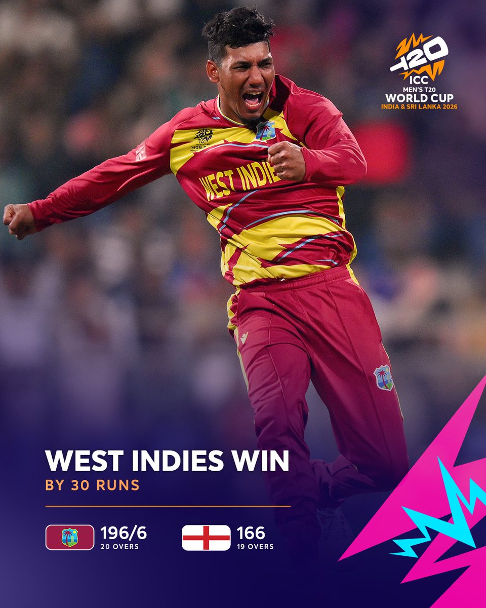 MassQuoteX's tweet photo. Today's we see the spark of caribbean power as team works such that it reminds us the 2016 aura of our favourite one's.
Can't say more but who are cricket lover's & one's who watched today's games all are excited.
#WivsEng
#WIvENG #T20WorldCup #T20WC2026 #Caribbean #Bazball