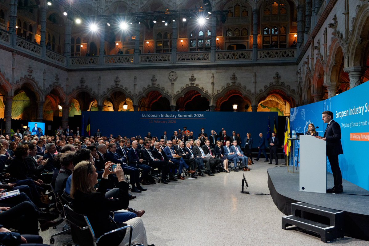 In Antwerp, at the European Industrial Summit, I'm delivering a clear  message: If Europe doesn't adapt and accelerate its strategic autonomy, it  will become the adjustment market for its competitors. To prevent