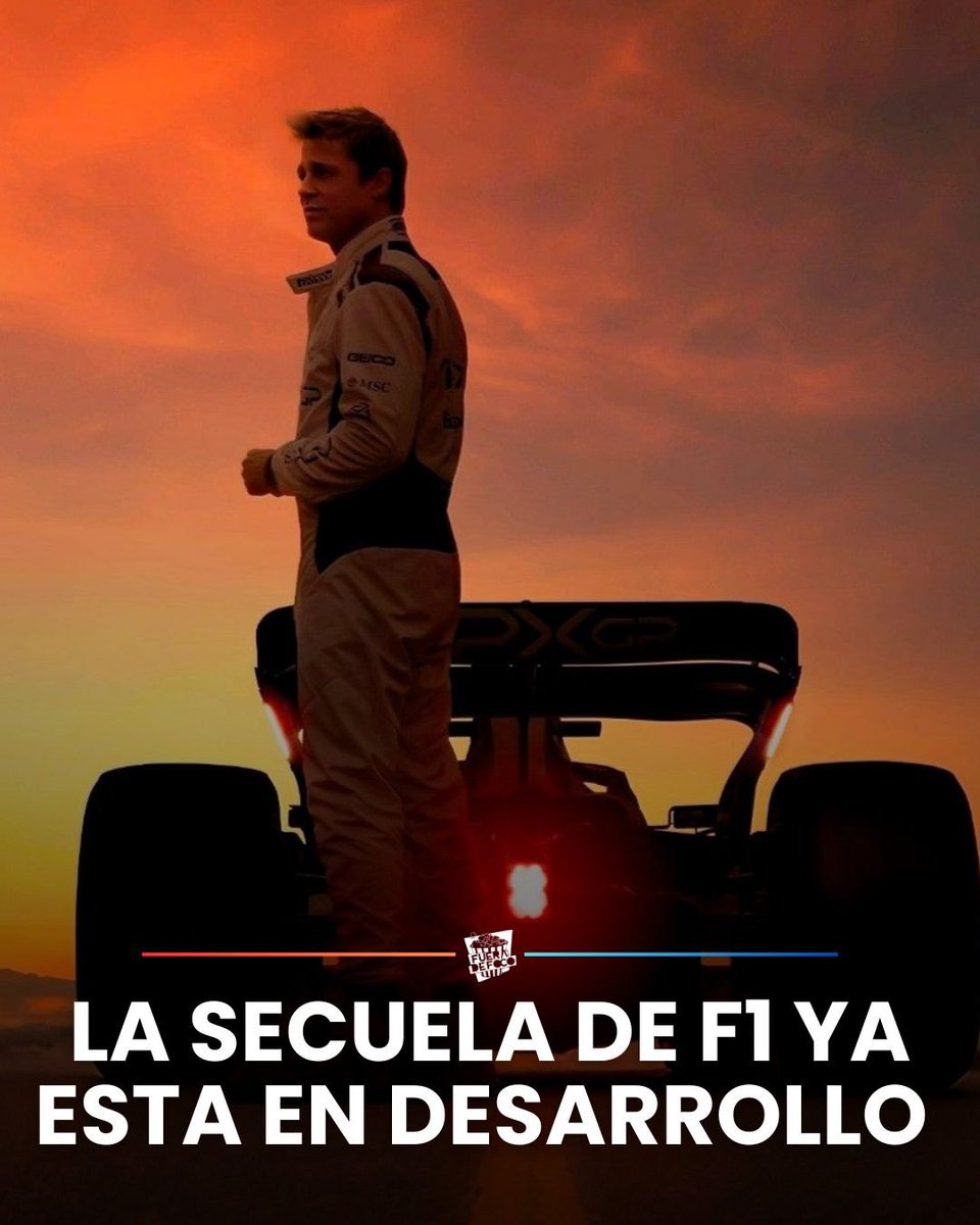 CONFIRMADO: Jerry Bruckheimer anuncia que la secuela de F1 ya está en desarrollo por APPLE. La película contará con el regreso de Brad Pitt como Sonny Hayes para esta nueva aventura automovilística 🏁

Recordemos que la primera entrega actualmente está nominada como Mejor